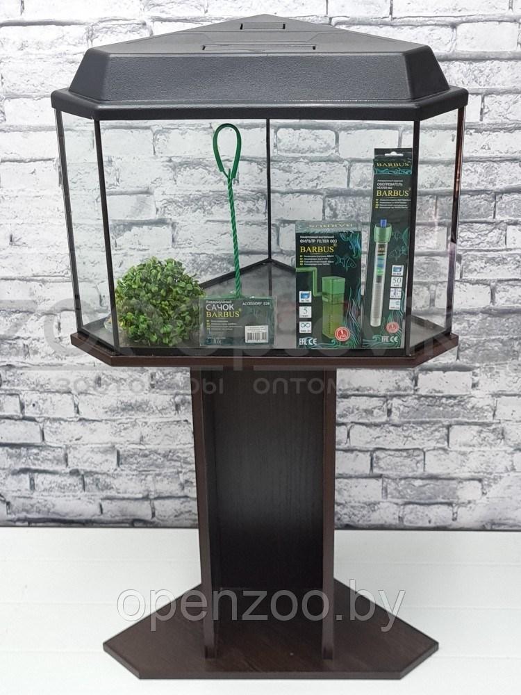 Аквариум Aqua Алмаз 40 л. с тумбой  и оборудованием