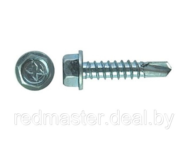 Саморез для фасадных систем 5.5х25 mm цинк, DIN 7504-K (500 шт) STARFIX SMC3-79610-500 - фото 1 - id-p164166723