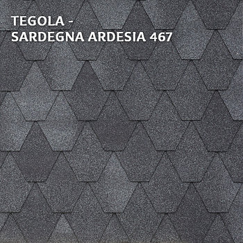 Битумная черепица TEGOLA SARDEGNA, Ardesia 467