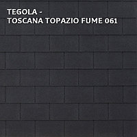 Битумная черепица TEGOLA TOSCANA, Topazio Fumé 061