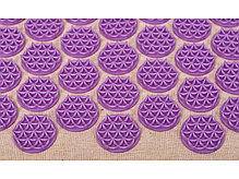 Коврик акупунктурный «НИРВАНА» с наполнителем 
из кокосового волокна, 72*44*2 см, фиолетовый, фото 3