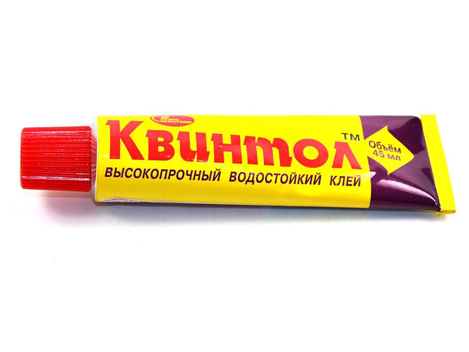 Клей "Квинтол" унив. водост. шоу-бокс, туба 45мл - фото 1 - id-p69630049