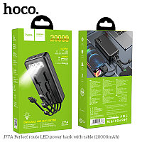 Внешний аккумулятор power bank J77A 20000mAh 2А черный Hoco