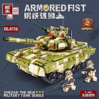 QL0136 Конструктор Zhe Gao "Танк Т-90", 1165 деталей, Аналог Лего