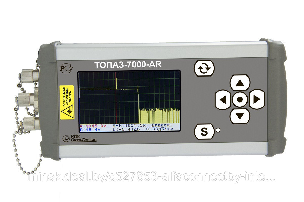 Оптический рефлектометр ТОПАЗ-7101-AR(850нм,20дБ) - фото 1 - id-p164205050