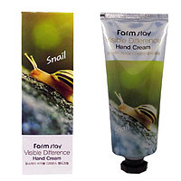 [FarmStay] Крем для рук с натуральным экстрактом улитки FarmStay Visible Difference Snail Hand Cream 100 мл