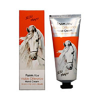 [FarmStay] Крем для рук с лошадиным жиром FarmStay Visible Difference Hand Cream Jeju Mayu 100 мл