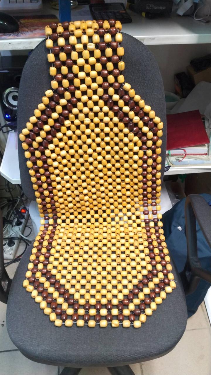 Накидка на сиденье массажная косточки (деревянные) - фото 1 - id-p164208450