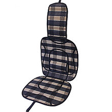Накидка на сиденье Бамбук+Текстиль черный
