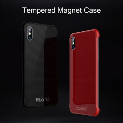 Чехол Nillkin Tempered Magnet Case Красный для Apple iPhone Xs - фото 6 - id-p98161256