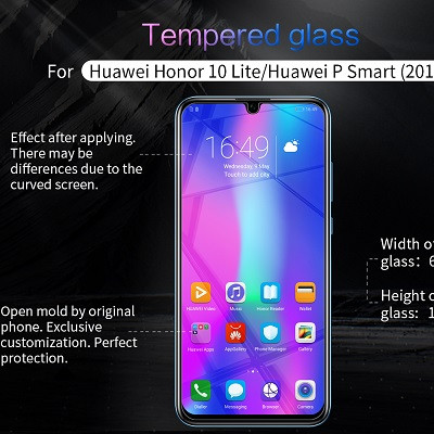 Противоударное стекло с пленкой на камеру Nillkin Amazing H+PRO Anti Explosion для Huawei Y7 Prime 2019/ Y7 - фото 8 - id-p98706707
