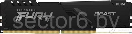 Оперативная память Kingston FURY Beast 8GB DDR4 PC4-28800 KF436C17BB/8, фото 2