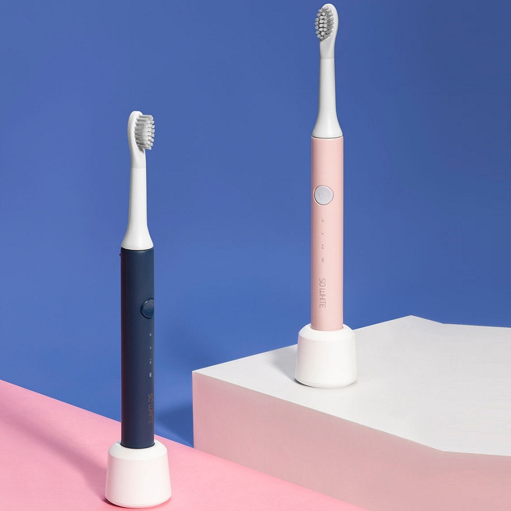 Зубная электрощетка So White EX3 Sonic Electric Toothbrush (синий) - фото 3 - id-p147575487