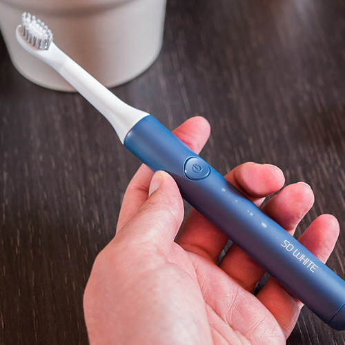 Зубная электрощетка So White EX3 Sonic Electric Toothbrush (синий) - фото 4 - id-p147575487