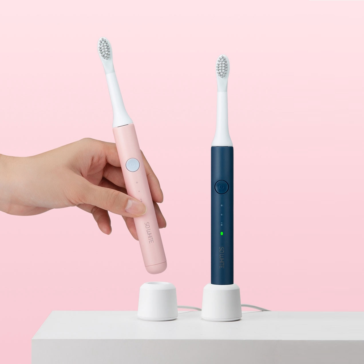 Зубная электрощетка So White EX3 Sonic Electric Toothbrush (розовый) - фото 2 - id-p147575488