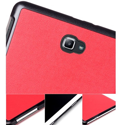 Полиуретановый чехол Smart Case Red (Красный) для Samsung Galaxy Tab A 10.1 S-Pen SM-P580/585 - фото 7 - id-p74181375