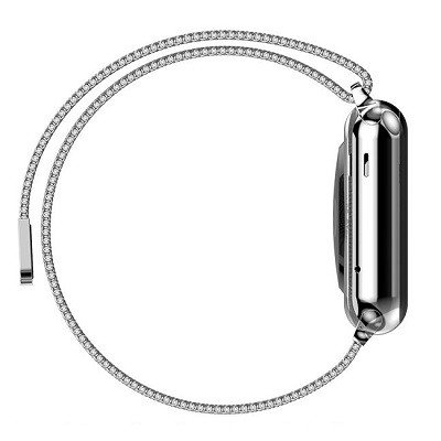 Ремешок металлический iWatch Milanese Loop Серебристый для Apple Watch 38mm Series 1\2\3 - фото 5 - id-p75949182