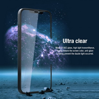 Гибридное защитное стекло Nillkin PC Full Coverage Ultra Clear Tempered Glass для Apple iPhone 12 Pro Max - фото 9 - id-p152450632
