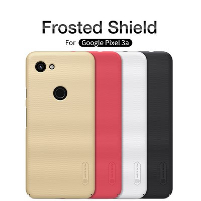 Пластиковый чехол с подставкой Nillkin Super Frosted Shield Черный для Google Pixel 3a - фото 5 - id-p123838268