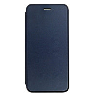 Чехол-книга на основе из силикона Book Case New 3D синий для Samsung Galaxy A72