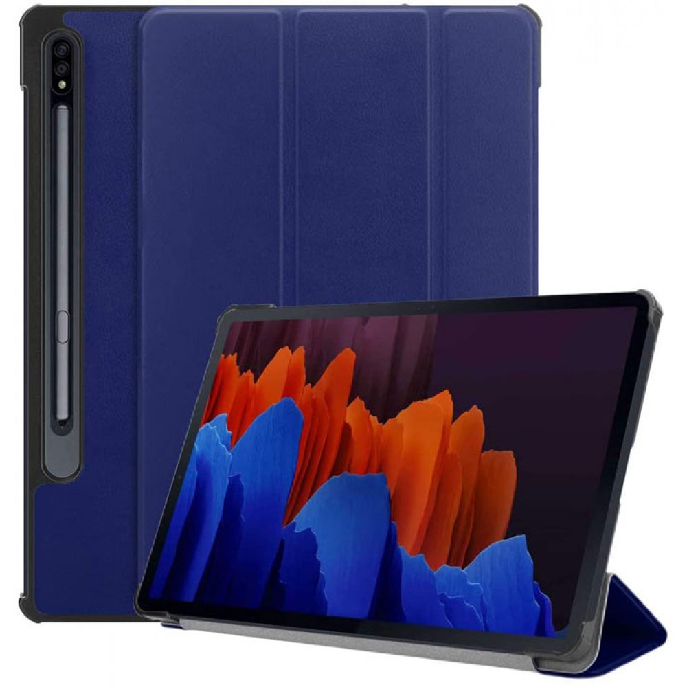 Полиуретановый чехол Nova Case синий для Samsung Galaxy Tab S7 Plus - фото 1 - id-p143289931