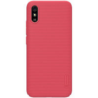 Пластиковый чехол с подставкой Nillkin Super Frosted Shield Красный для Xiaomi Redmi 9i