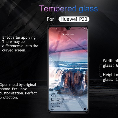 Противоударное стекло с пленкой на камеру Nillkin Amazing H+PRO Anti Explosion для Huawei P30 Lite - фото 8 - id-p102572066