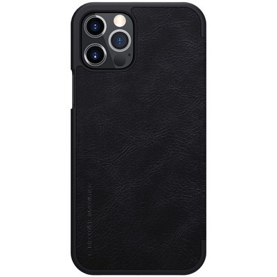 Кожаный чехол Nillkin Qin Leather Case Черный для Apple iPhone 12 Pro Max - фото 2 - id-p151625272