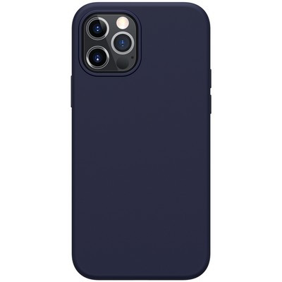 Силиконовый чехол-накладка Nillkin Flex Pure Case Синий для Apple iPhone 12 Pro Max - фото 1 - id-p151625277