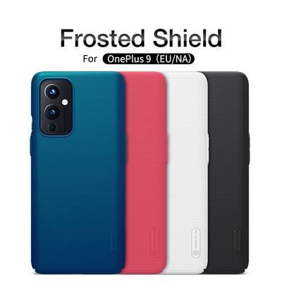 Пластиковый чехол с подставкой Nillkin Super Frosted Shield Черный для OnePlus 9 - фото 6 - id-p159632201