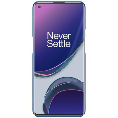 Пластиковый чехол с подставкой Nillkin Super Frosted Shield Синий для OnePlus 9 Pro - фото 2 - id-p159632204