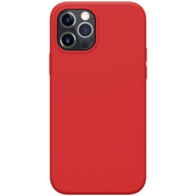 Силиконовый чехол-накладка Nillkin Flex Pure Case Красный для Apple iPhone 12 Pro Max - фото 1 - id-p142663692