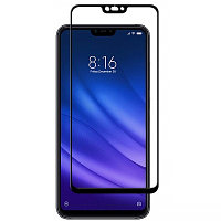 Противоударное защитное стекло Full Screen Cover 0.3mm черное для Xiaomi Redmi Note 6 Pro