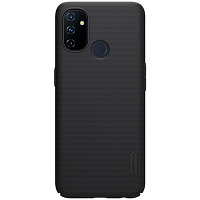 Пластиковый чехол с подставкой Nillkin Super Frosted Shield Черный для OnePlus Nord N100