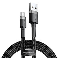 Кабель Baseus cafule Cable USB For Type-C 2A 2M черный