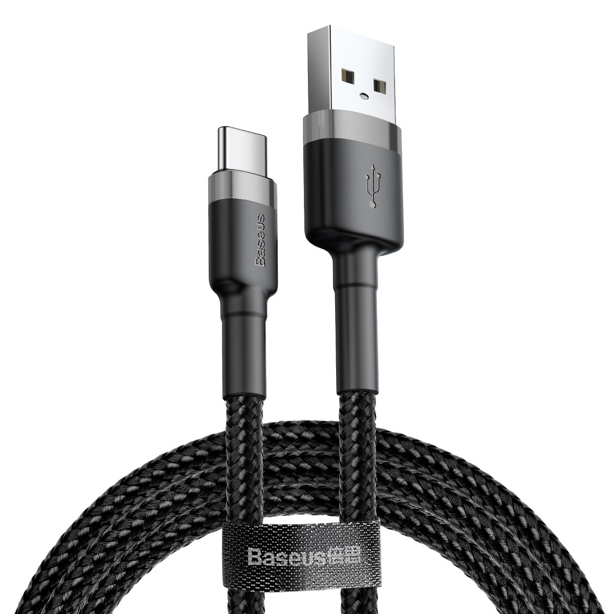 Кабель Baseus cafule Cable USB For Type-C 2A 2M черный - фото 1 - id-p150214872