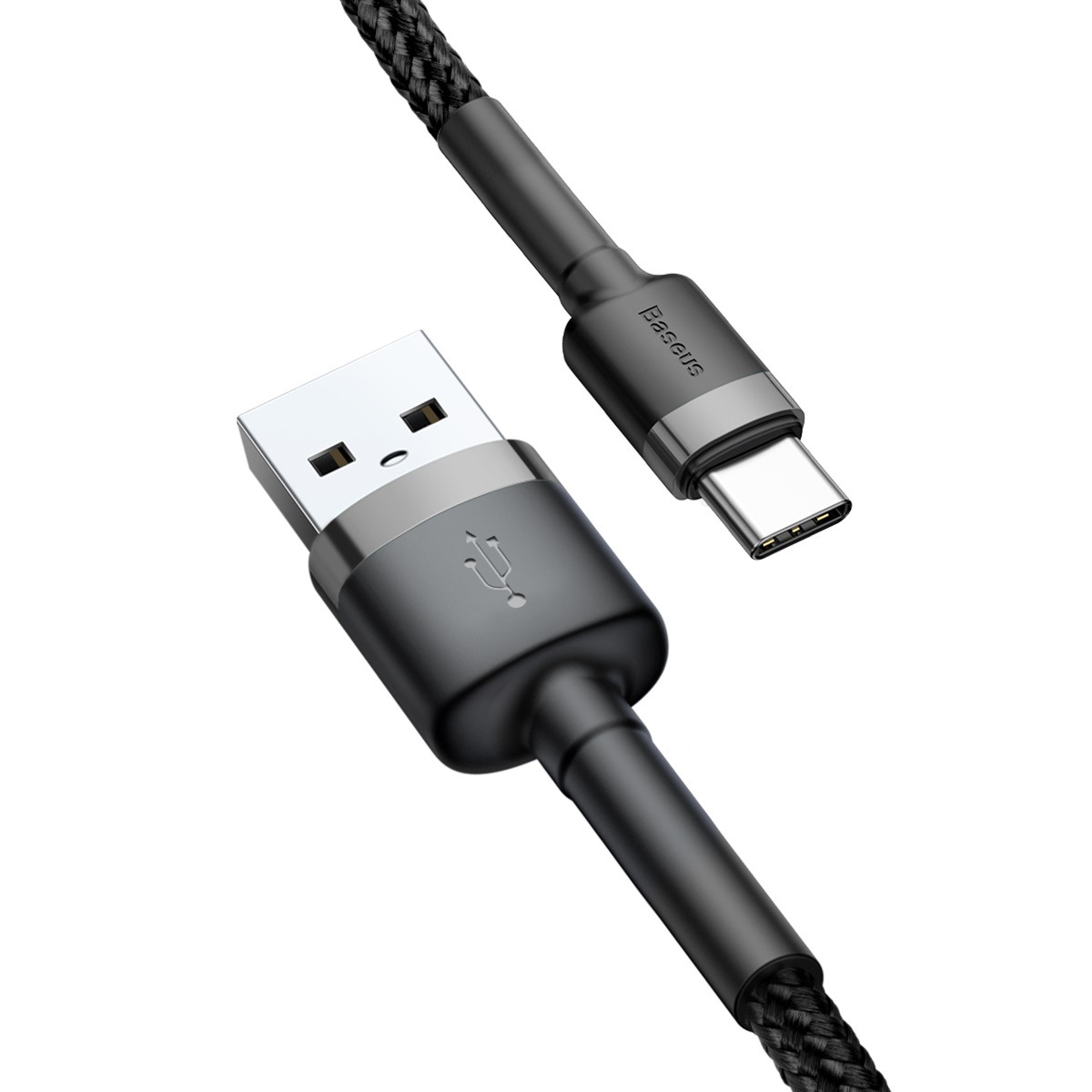 Кабель Baseus cafule Cable USB For Type-C 2A 2M черный - фото 7 - id-p150214872