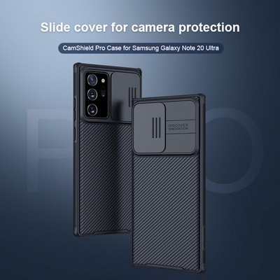 Чехол-накладка Nillkin CamShield Pro Черная для Samsung Galaxy Note 20 Ultra - фото 9 - id-p164211347