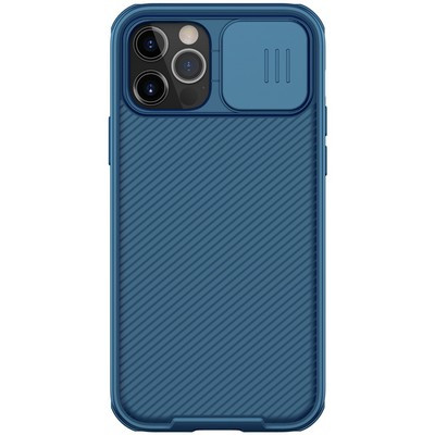 Чехол-накладка Nillkin CamShield Pro Синяя для Apple iPhone 12 Pro Max - фото 1 - id-p151625289