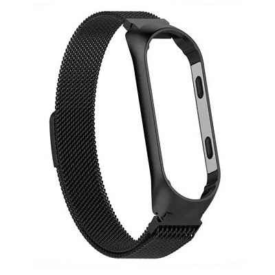 Ремешок миланская петля Mijobs для Mi Band 4 (черный) - фото 1 - id-p104124600