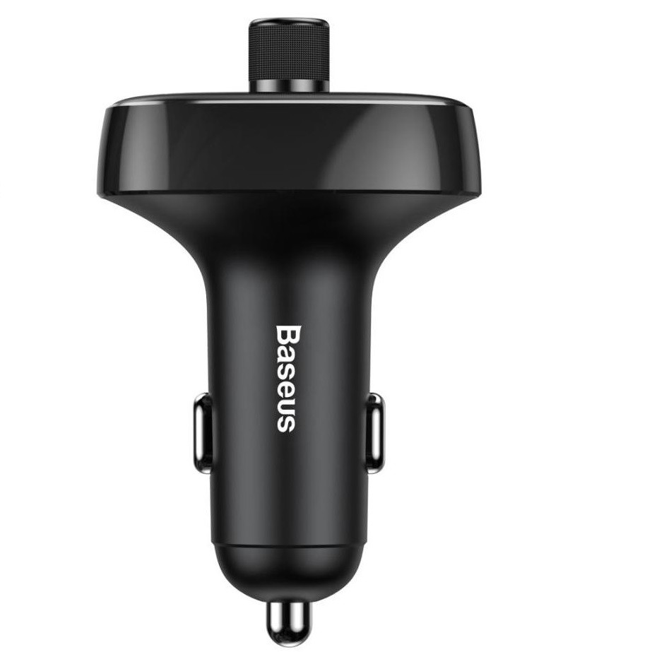 Автомобильное зарядное устройство+ FM-модулятор Baseus MP3 Charger CCALL-TM01 (Black) - фото 4 - id-p150269283