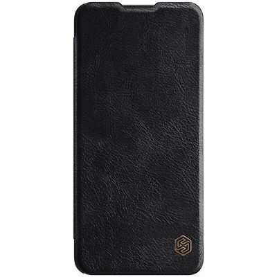 Кожаный чехол Nillkin Qin Leather Case Черный для OnePlus 9 - фото 1 - id-p159632232