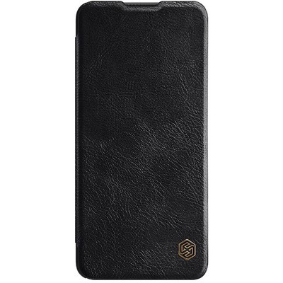 Кожаный чехол Nillkin Qin Leather Case Черный для OnePlus 9R - фото 1 - id-p159632234