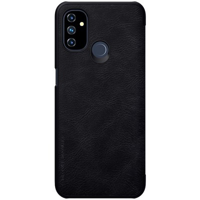 Кожаный чехол Nillkin Qin Leather Case Черный для OnePlus Nord N100 - фото 2 - id-p159632236