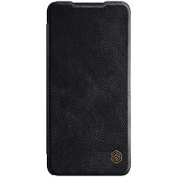 Кожаный чехол Nillkin Qin Leather Case Черный для Xiaomi Poco F3