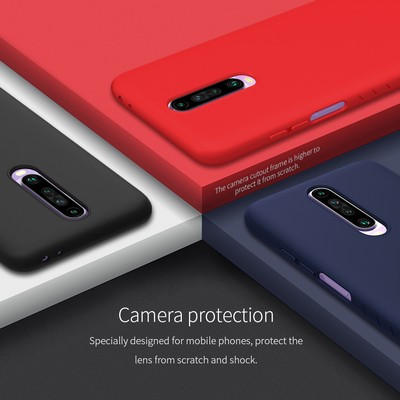 Силиконовый бампер Nillkin Rubber-wrapped Protective Case Черный для Xiaomi Redmi K30 (Poco X2) - фото 5 - id-p123266192