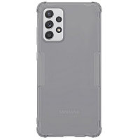Силиконовый чехол Nillkin Nature TPU Case Серый для Samsung Galaxy A72