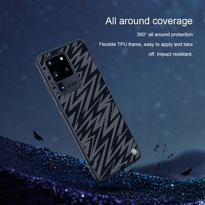 Чехол Nillkin Twinkle Case Серебристый для Samsung Galaxy S20 Ultra - фото 6 - id-p123266212