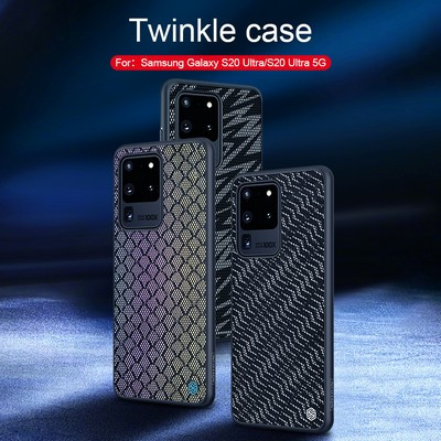 Чехол Nillkin Twinkle Case Серебристый для Samsung Galaxy S20 Ultra - фото 7 - id-p123266212
