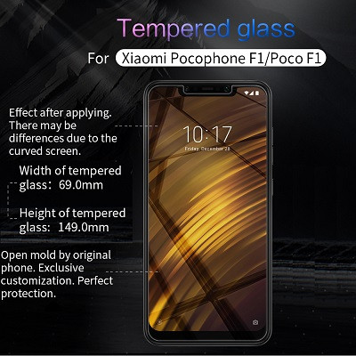 Противоударное защитное стекло с пленкой на камеру Nillkin Amazing H+PRO Anti Explosion для Xiaomi Pocophone - фото 6 - id-p162599458
